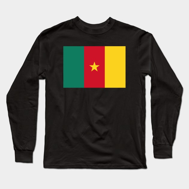 Flag of Cameroon Long Sleeve T-Shirt by DiegoCarvalho